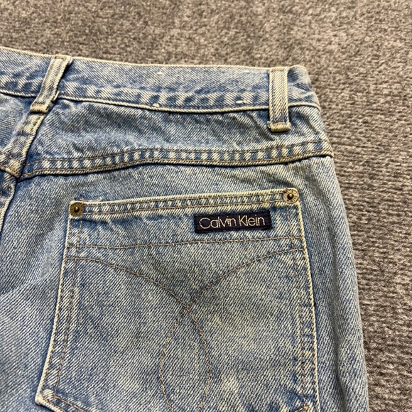 Vintage Calvin Klein Men's Light Blue Denim Baggy Y2K Jeans Size 34 - Picture 5 of 12